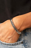 Chart-topping Twinkle- silver hinge bracelet