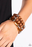 WILD-Mannered- brown bracelet