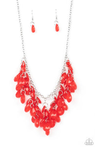 Crystal Cabaret- red necklace