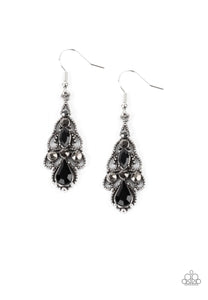 Urban Radiance- black earrings