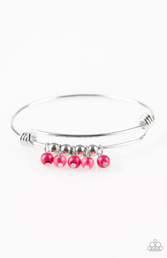 All Roads Lead to ROAM-pink bangle-like bracelet