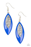 Paparazzi Venetian Vanity❤️blue earrings