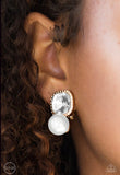 Gatsby Gleam- gold clip on earrings