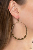 Simple Synchrony- brass earring