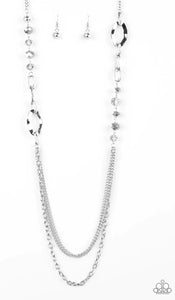 Modern Girl Glam-silver necklace