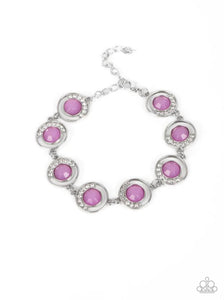 Twinkling Trajectory- purple bracelet