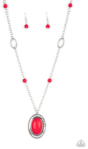 Mojave Meditation- red necklace