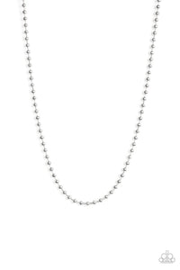 Mardi Gras Madness-silver urban necklace