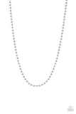 Mardi Gras Madness-silver urban necklace