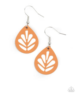 Paparazzi LEAF Yourself Wide Open❤️orange earrings