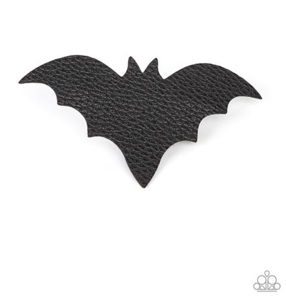 Paparazzi BAT to the Bone🦇black hair clip