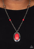 Mojave Meditation- red necklace