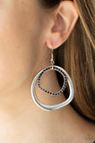 Spinning With Sass- black earrings