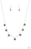 Prairie Perennial- orange necklace