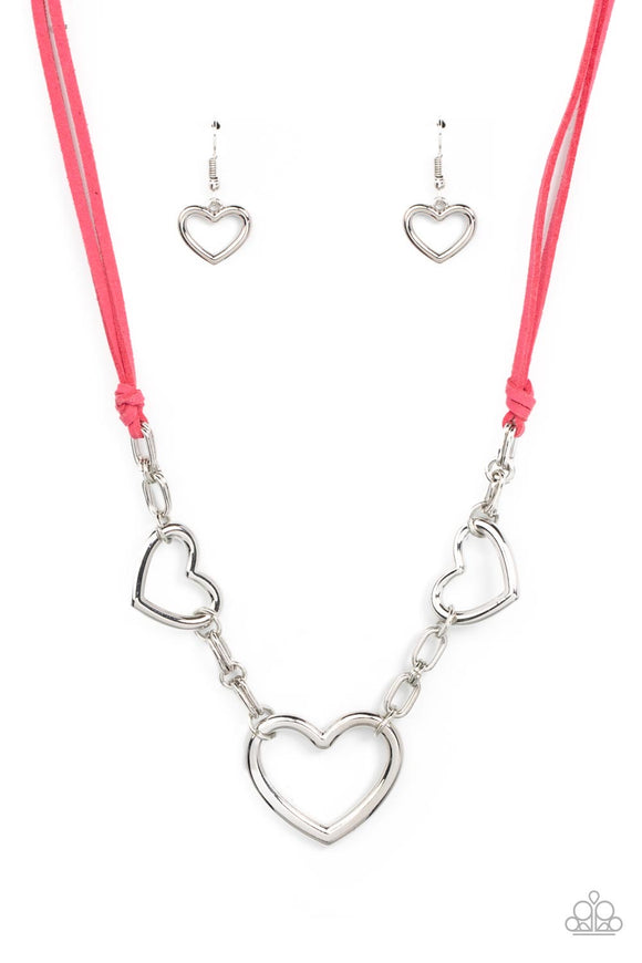 Fashionable Flirt pink necklace