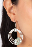 Dreamy Dewdrops- green earrings