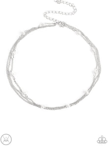 Daintily Dapper- white choker necklace