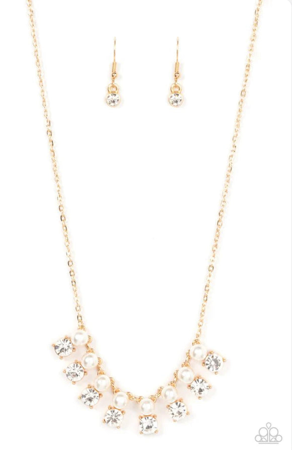 Dashingly Duchess- gold necklace