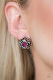 Courtly Courtliness pink post earrings