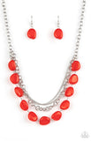 Pumped Up Posh- red necklace