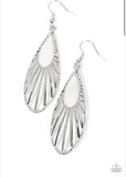 Wing-A-Ding-Ding- white earrings