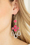 Paparazzi Mediterranean Magic pink earrings