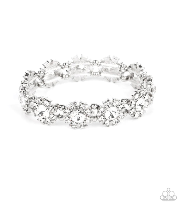 Premium Perennial- white bracelet