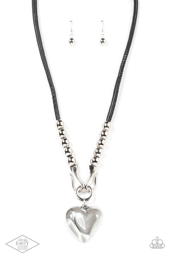 Forbidden Love Black Necklace