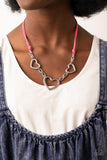 Fashionable Flirt pink necklace