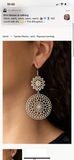 Paparazzi Garden Mantra- pink earrings