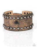 Men’s Paparazzi Cattle Drive❤️brown leather Wrap bracelet