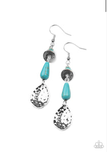 Artfully Artisan- blue earrings