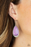 Paparazzi A World to Seer❤️purple moonstone earrings