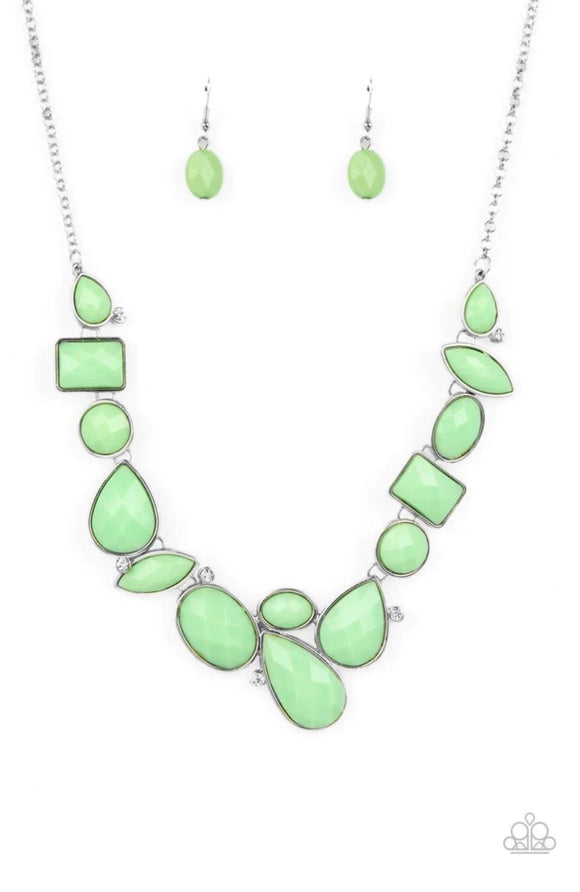 Mystical Mirage- green necklace