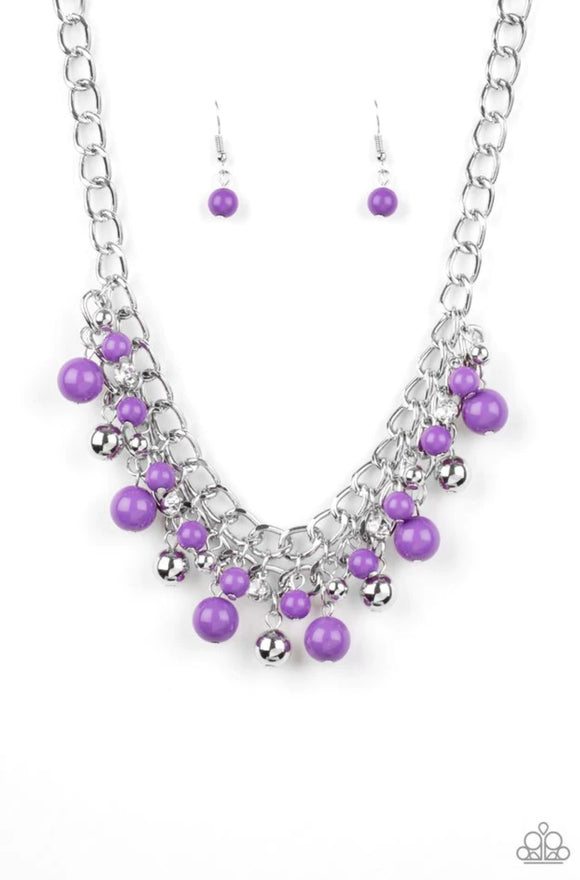 The Bride To BEAD- purple necklace