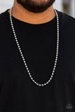 Mardi Gras Madness-silver urban necklace