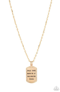 Empire State of Mind- gold urban necklace