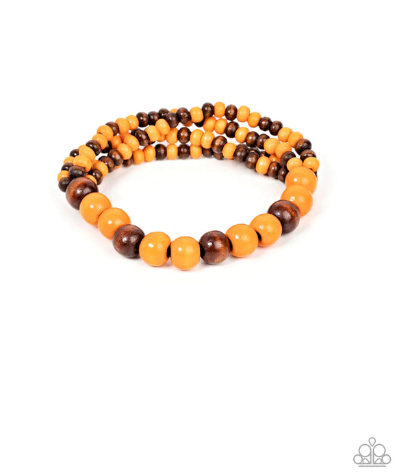 Oceania Oasis- orange bracelet