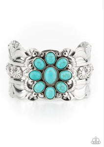 Southern Eden- blue cuff bracelet