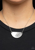 Cool, PALM, and Collected- silver necklace