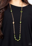 Pardon My FABULOUS- green necklace