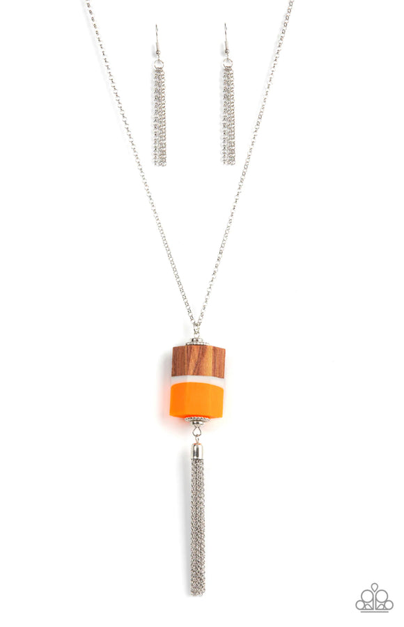 Feel It In- orange necklace