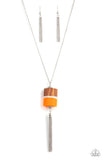 Feel It In- orange necklace