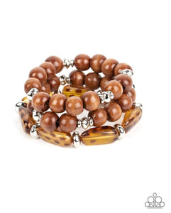 WILD-Mannered- brown bracelet