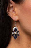 Paparazzi Stunning Starlet❤️purple rhinestone earrings