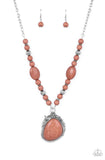 Southwest Paradise- brown necklace